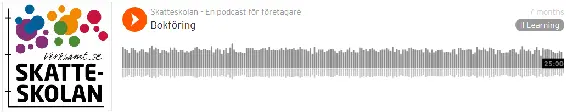 Figur 32 Podcasten Skatteskolan från verksamt.se